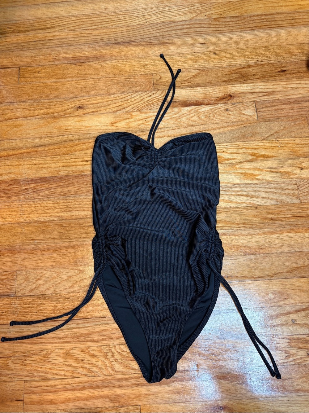 Aerie One Piece Strapless Medium Long Cheeky